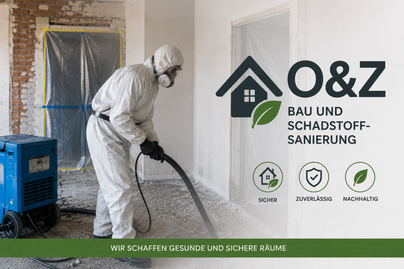 O&Z BAU – Schadstoffsanierung Beispiel
