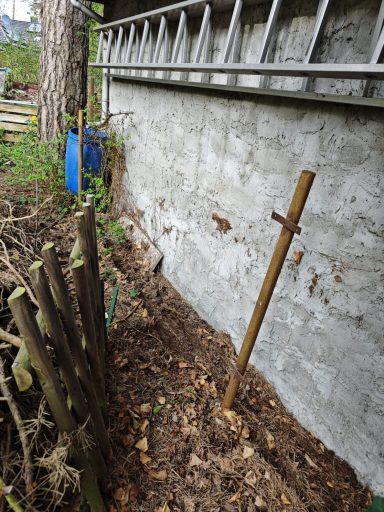 Asbestplatten Entfernung im Garten