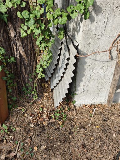 Asbestplatten Entfernung im Garten